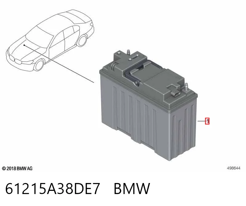 61215A38DE7 BMW