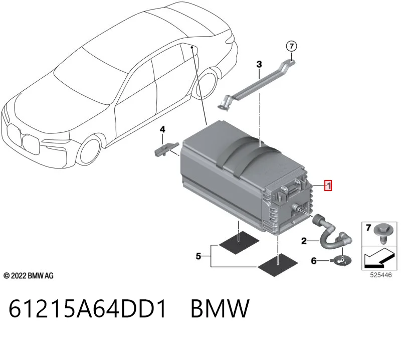 61215A64DD1 BMW