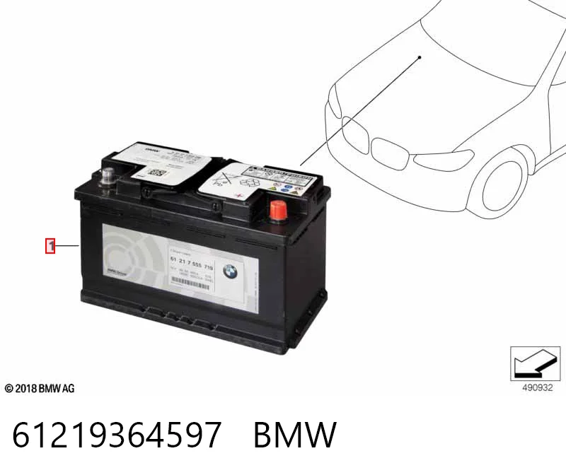 61219364597 BMW