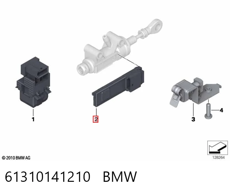 61310141210 BMW Sensor de ativação de embraiagem
