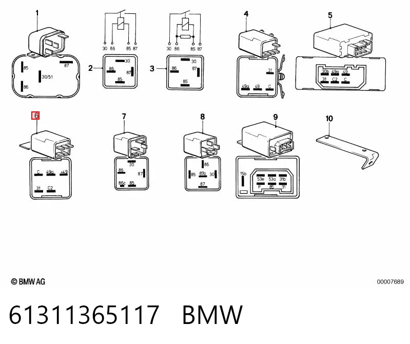 61311365117 BMW