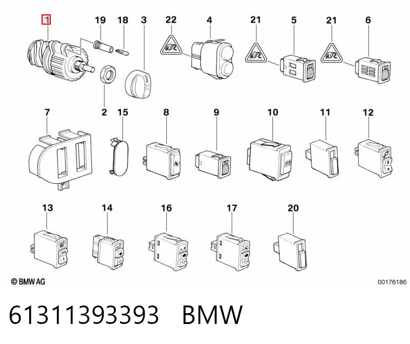 61311393393 BMW