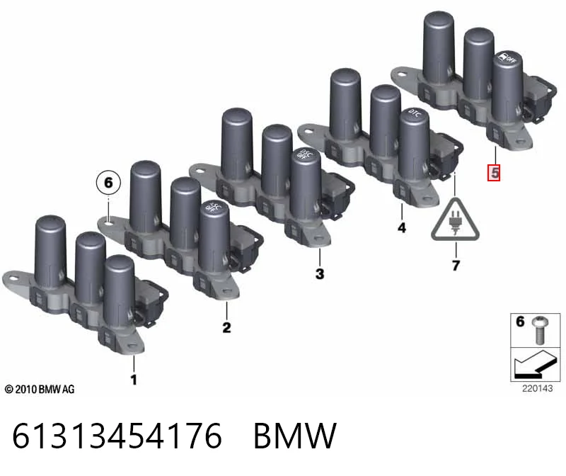 61313454176 BMW