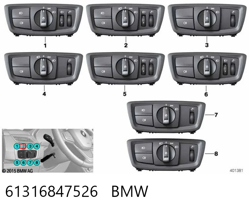 61316847526 BMW