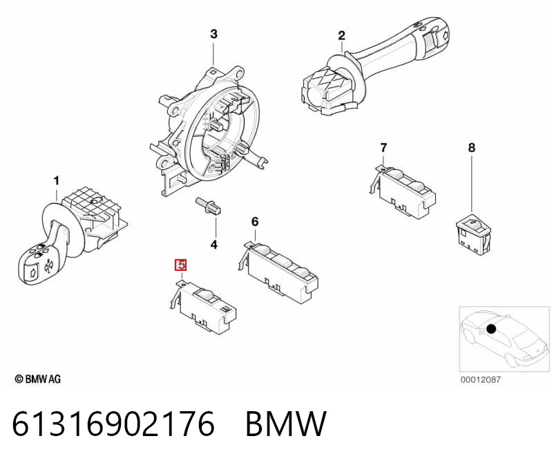 61316902176 BMW
