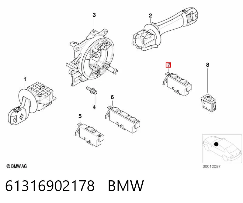 61316902178 BMW 