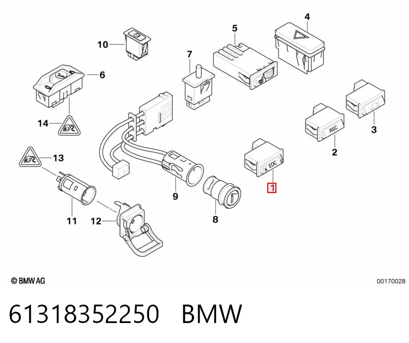 61318352250 BMW
