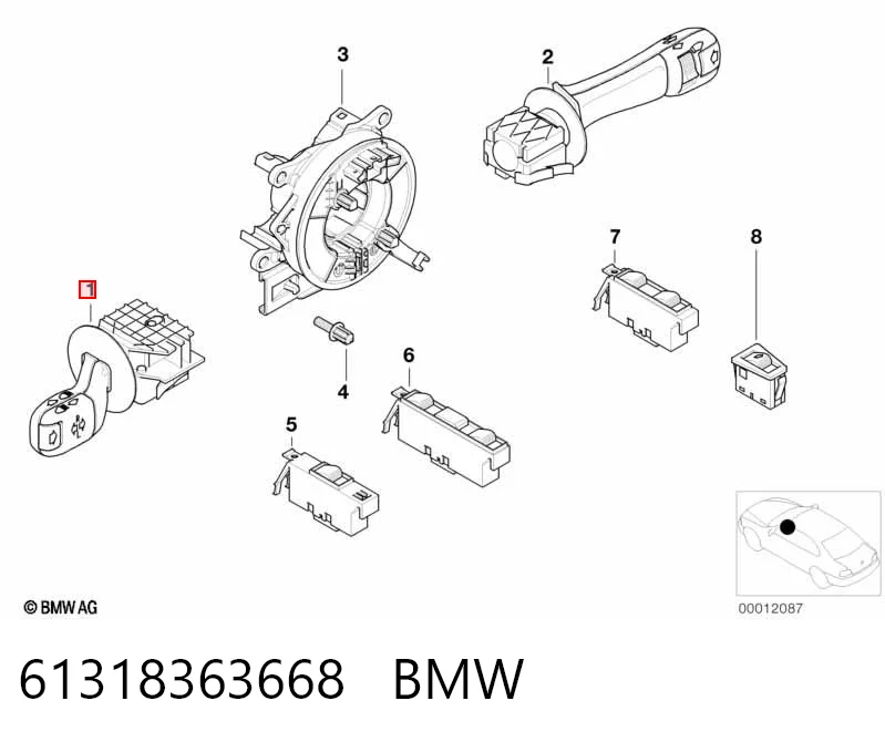 61318363668 BMW