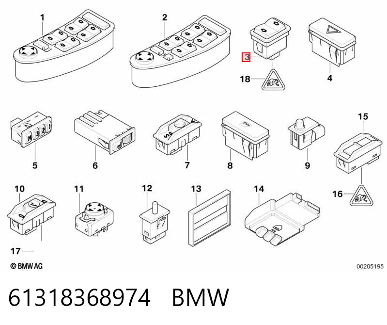 61318368974 BMW