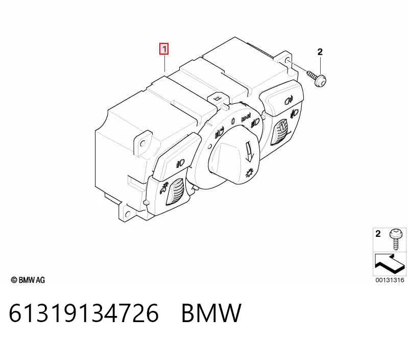 61319134726 BMW