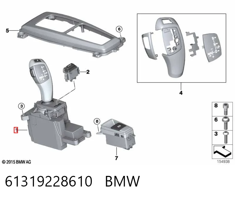 Mecanismo de mudança (ligação) para BMW X6  E72