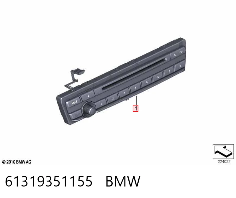 61319351155 BMW 