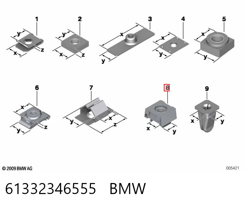 Sinal sonoro (cláxon) BMW X5  E53 ao melhor preço