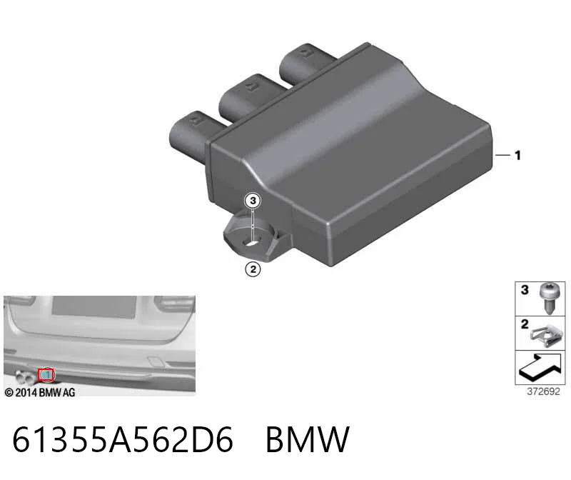 61355A562D6 BMW