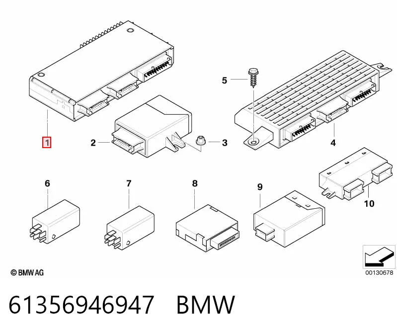 Unidade de conforto para BMW X5  E53