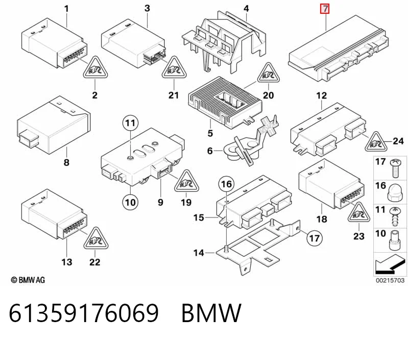 Unidade de conforto BMW 5  E60 ao melhor preço