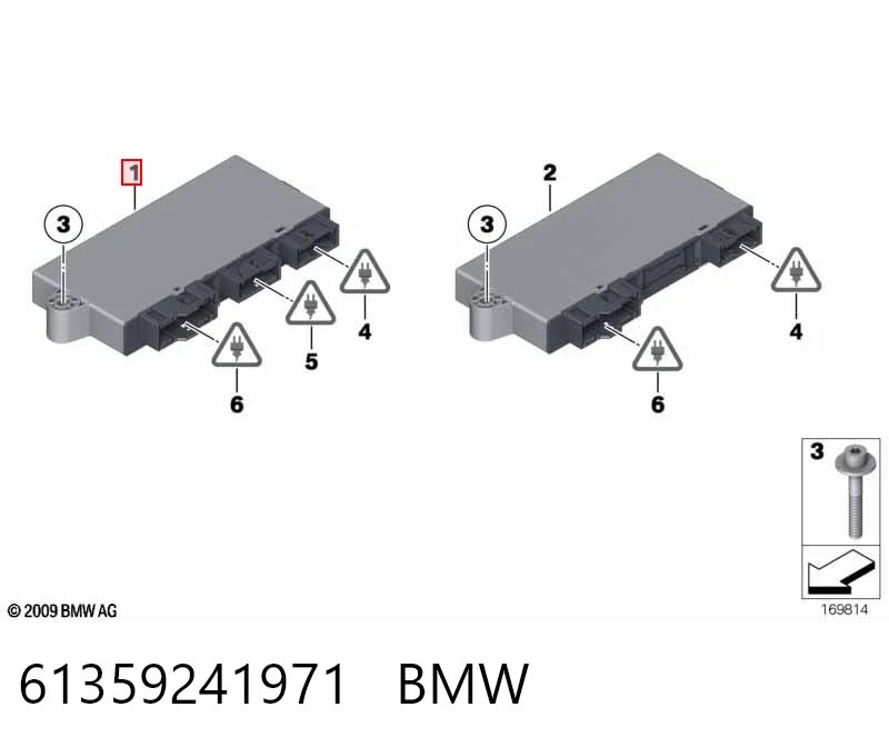 Unidade de conforto BMW 7  F01, F02, F03, F04