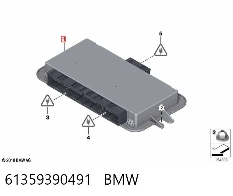 Unidade de controlo de iluminação BMW 61359204536 preço, a partir de 106,55 USD