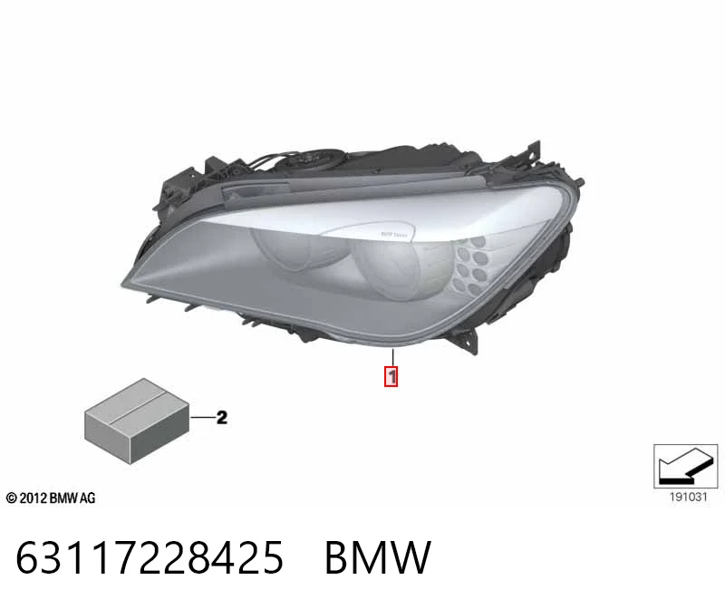 Luz esquerda BMW 7  F01, F02, F03, F04 ao melhor preço
