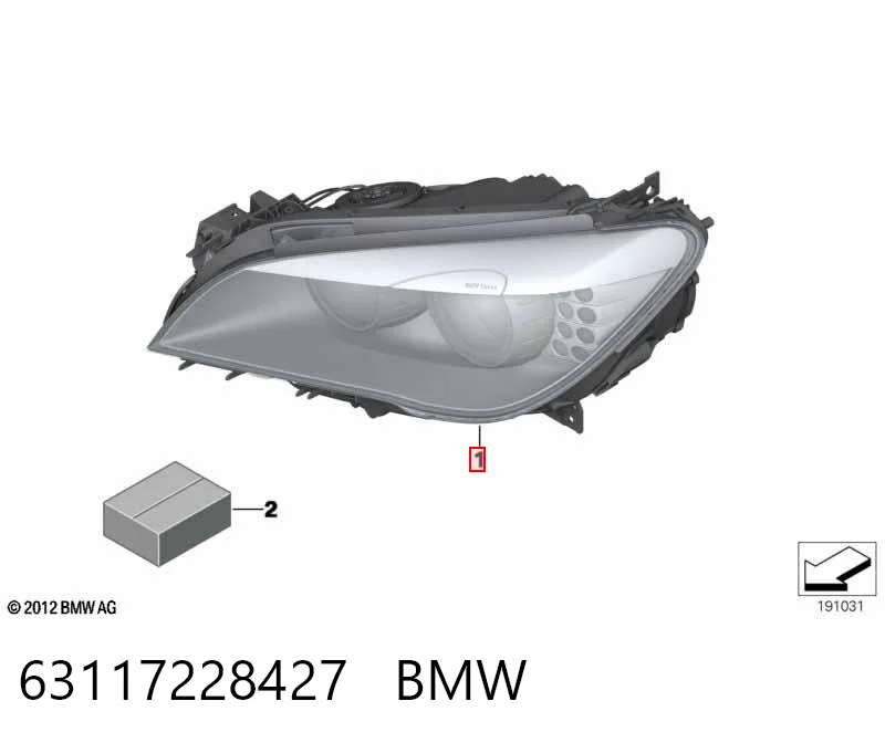Compre Luz esquerda BMW 7 
