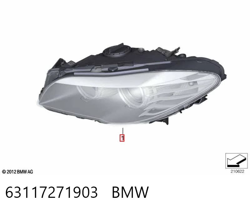63117271903 BMW Luz esquerda