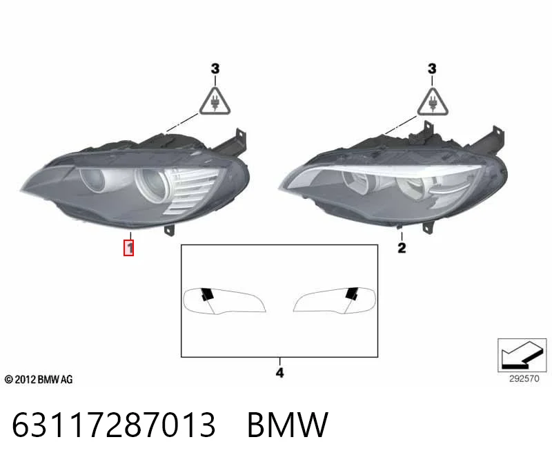 63117287013 BMW Luz esquerda
