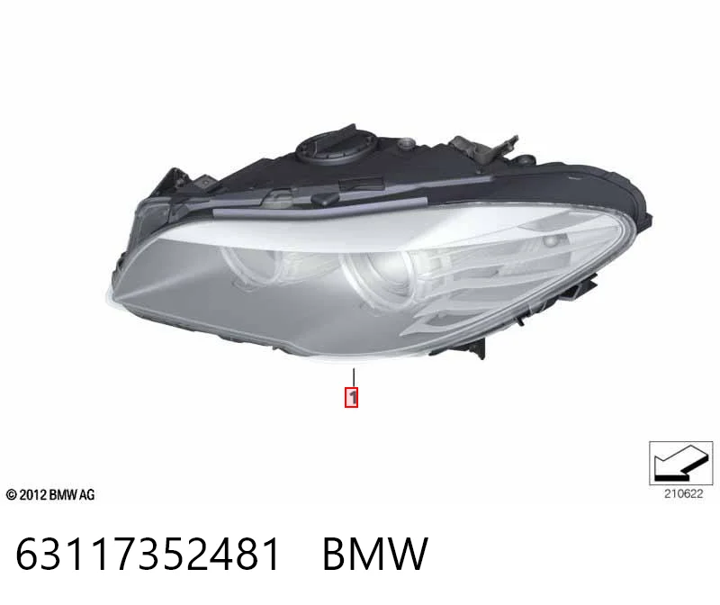 63117352481 BMW Luz esquerda