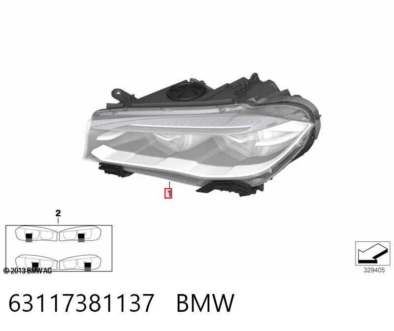63117381137 BMW Luz esquerda