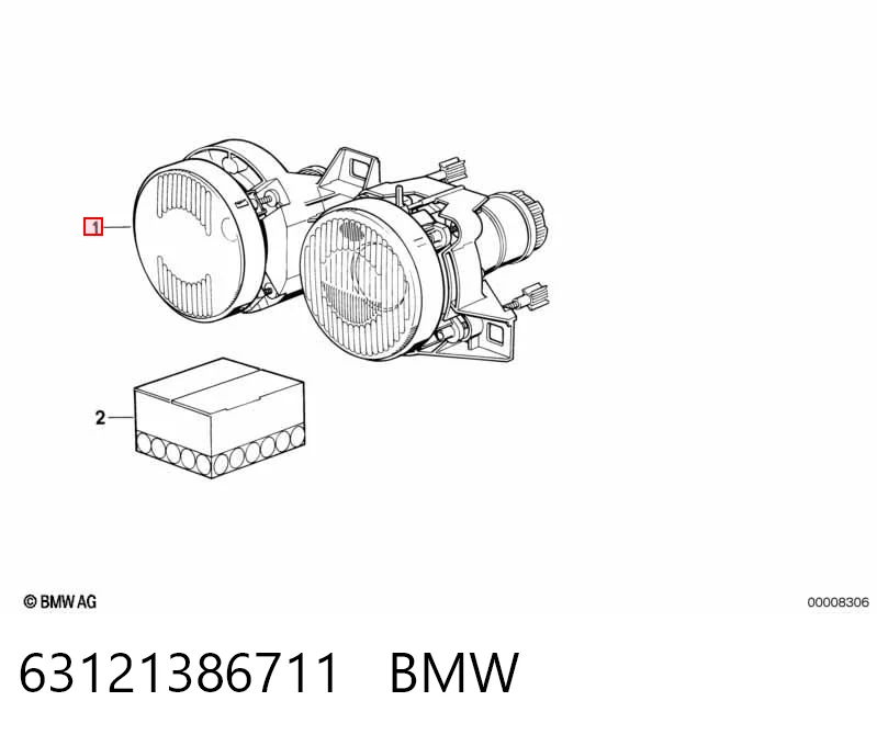 Luz esquerda para BMW 3  E30