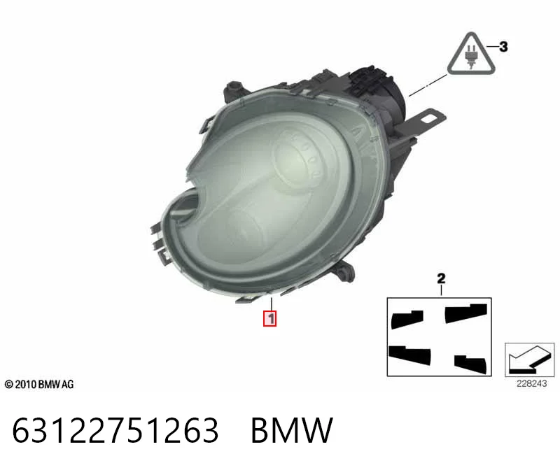  para Mini Cooper  (R50, R53)