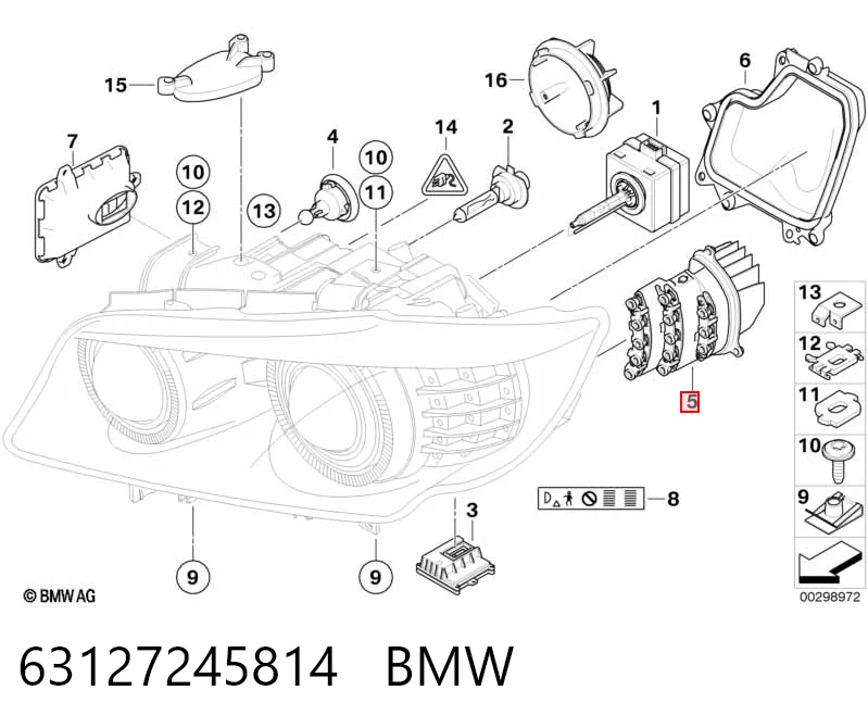 63127245814 BMW Pisca-pisca direito