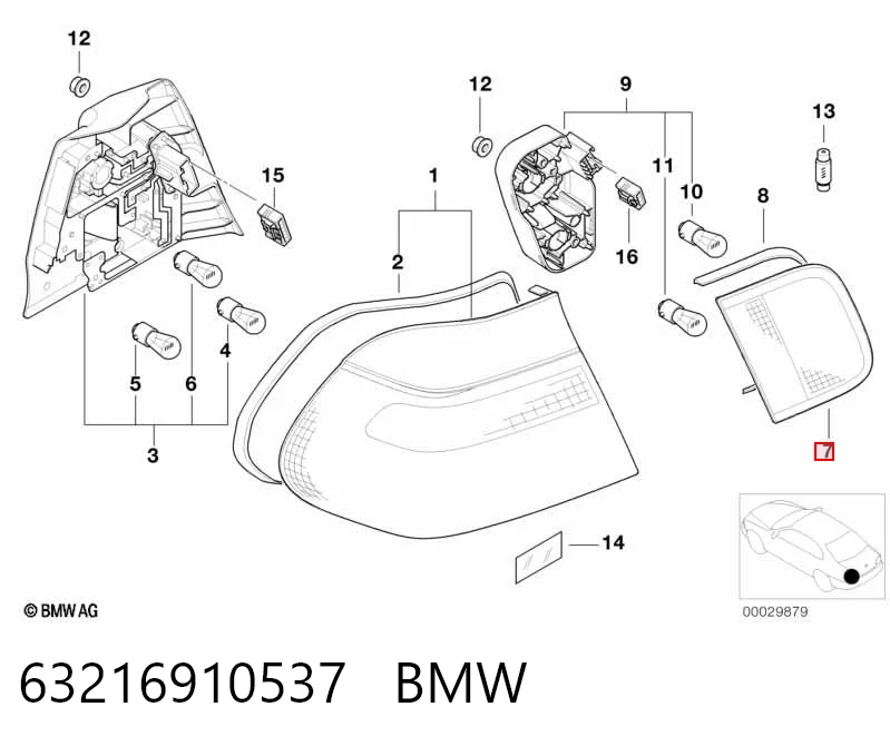 63216910537 BMW