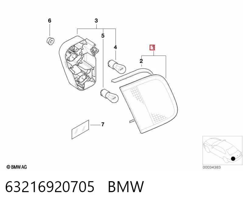63216920705 BMW