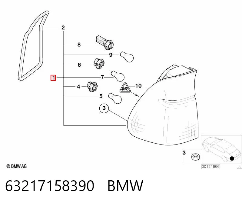 63217158390 BMW