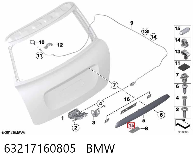 63217160805 BMW