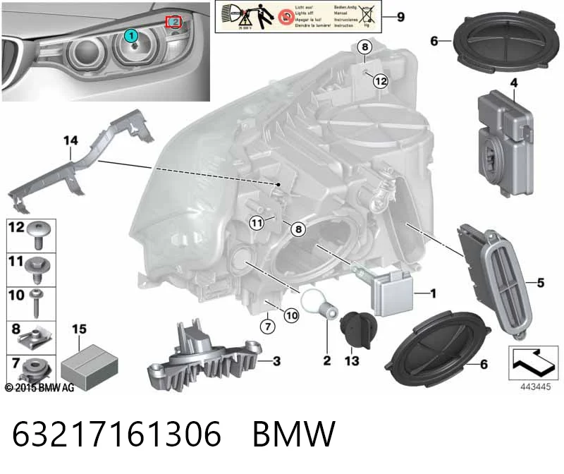 63217161306 BMW