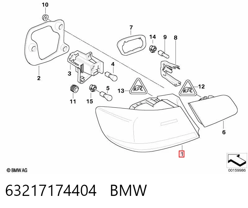 63217174404 BMW
