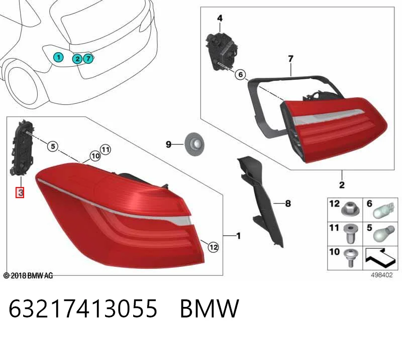 63217413055 BMW 