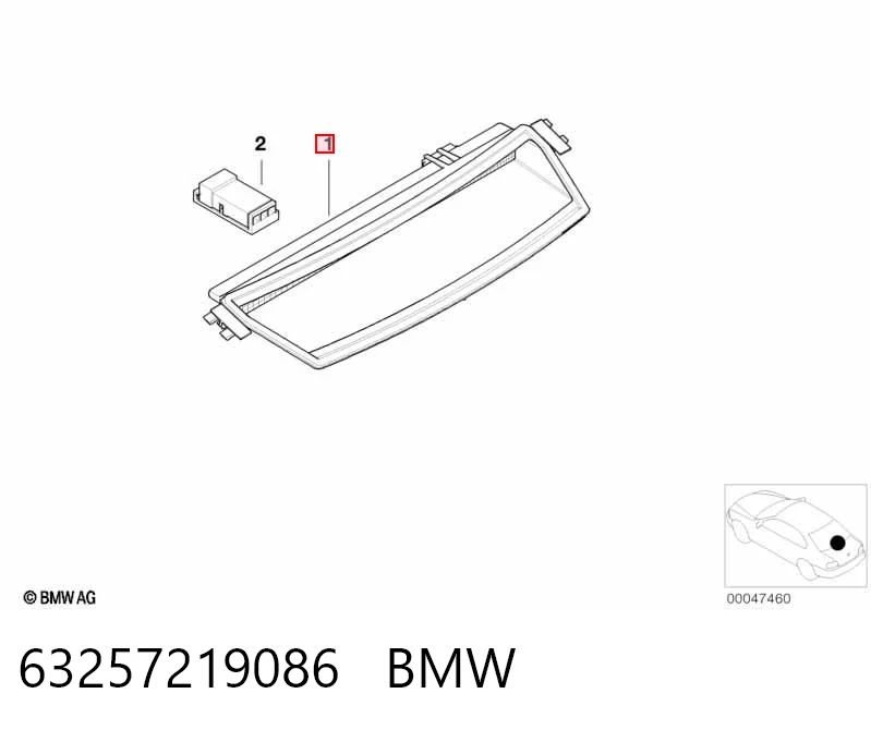 Sinal de parada traseiro adicional BMW 3 preço, a partir de 99,28 USD