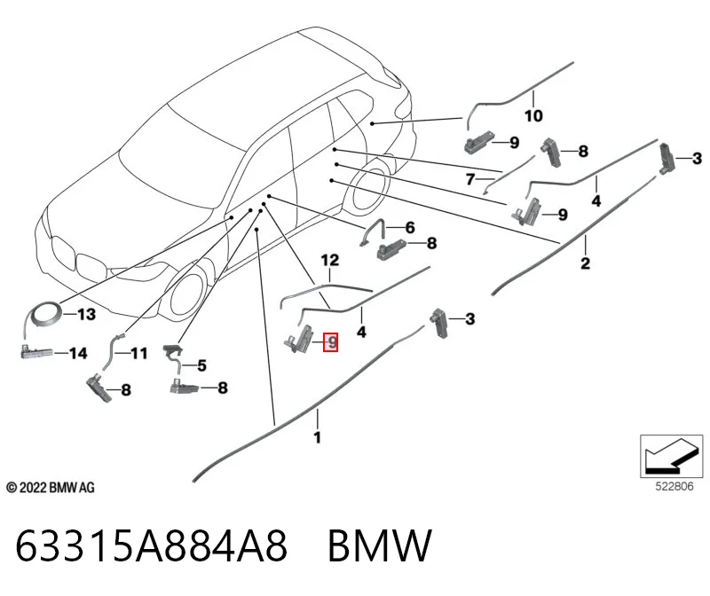 63315A884A8 BMW 