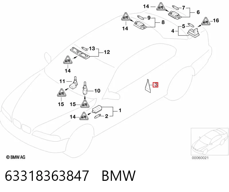 63318363847 BMW