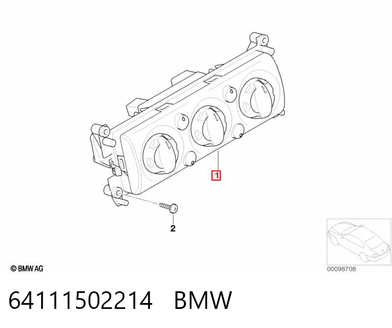 64111502214 BMW