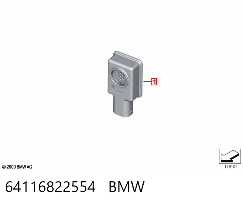64116822554 BMW Sensor de sujidade de ar