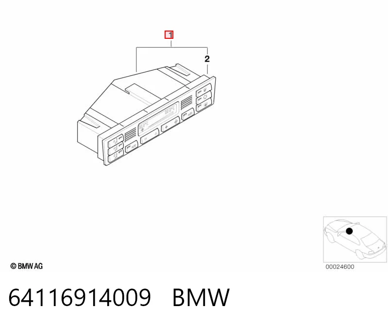 Compre Unidade de controlo dos modos de aquecimento/condicionamento BMW 3 
