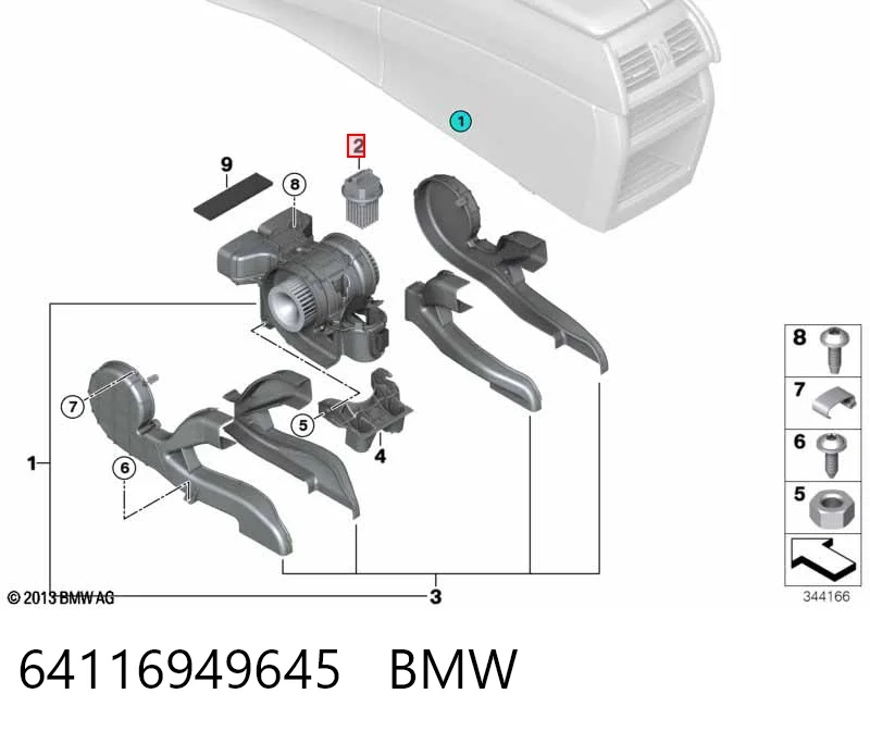 64116949645 BMW