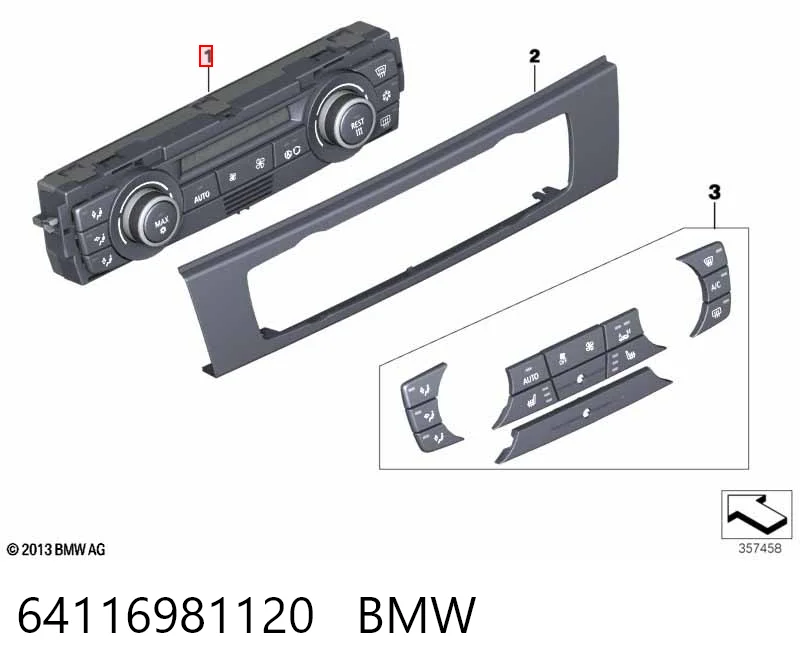 Compre Unidade de controlo dos modos de aquecimento/condicionamento BMW 3 