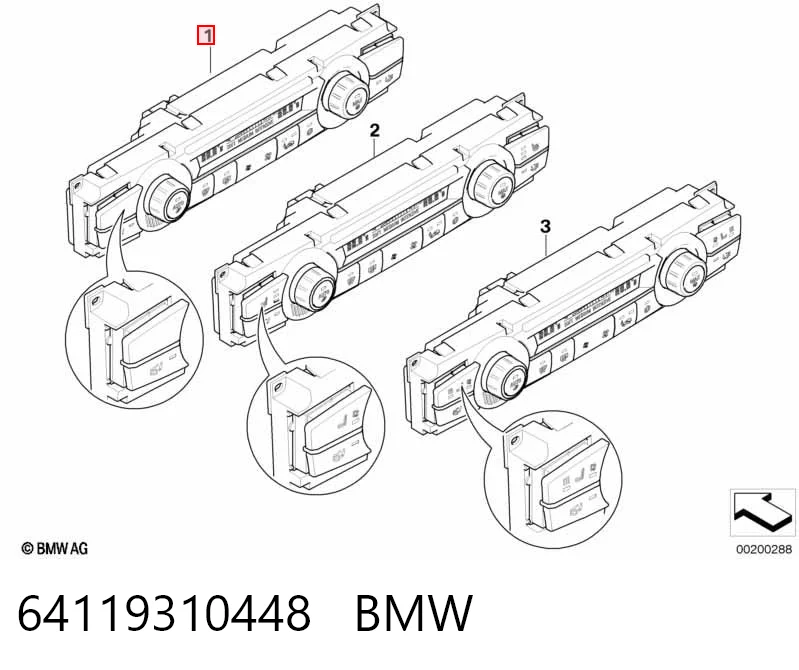Unidade de controlo dos modos de aquecimento/condicionamento BMW X5  E70 ao melhor preço
