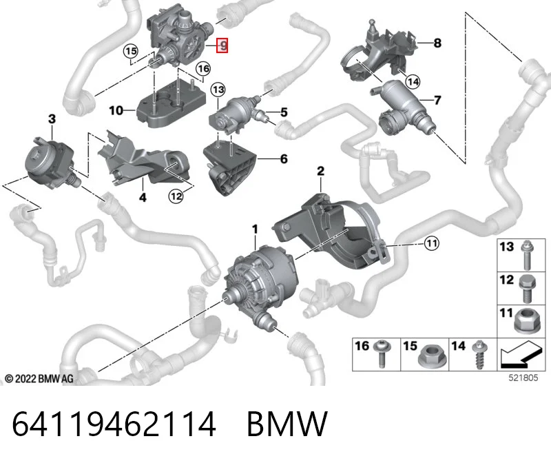 64119462114 BMW 