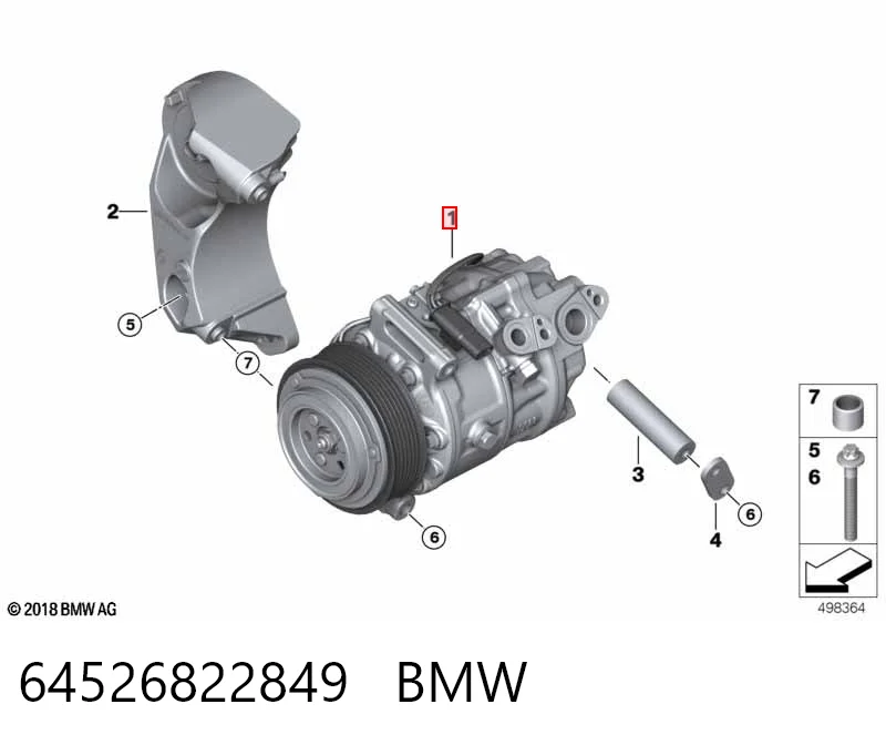 64526822849 BMW