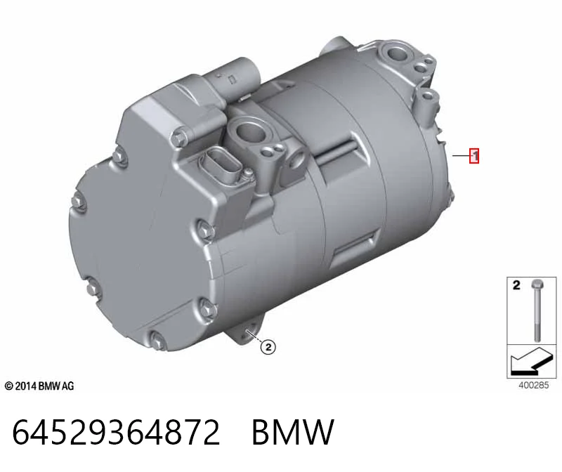 64529364872 BMW Compressor de aparelho de ar condicionado